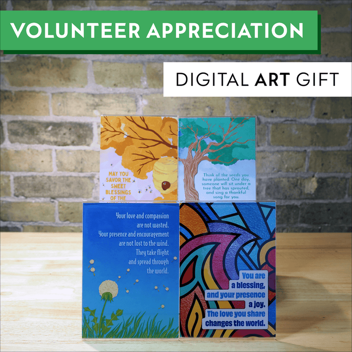 Volunteer Appreciation Digital Art Gift