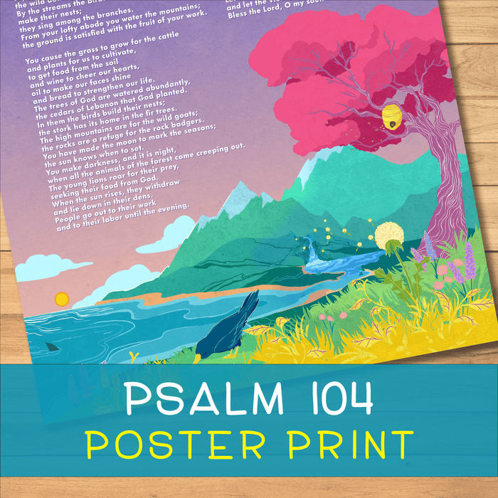 Psalm 104 Poster Print