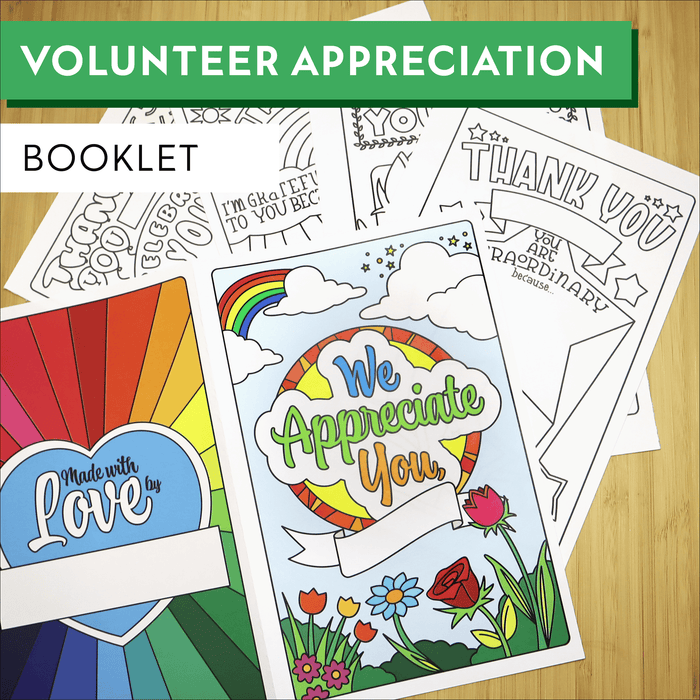 Volunteer Appreciation Booklet