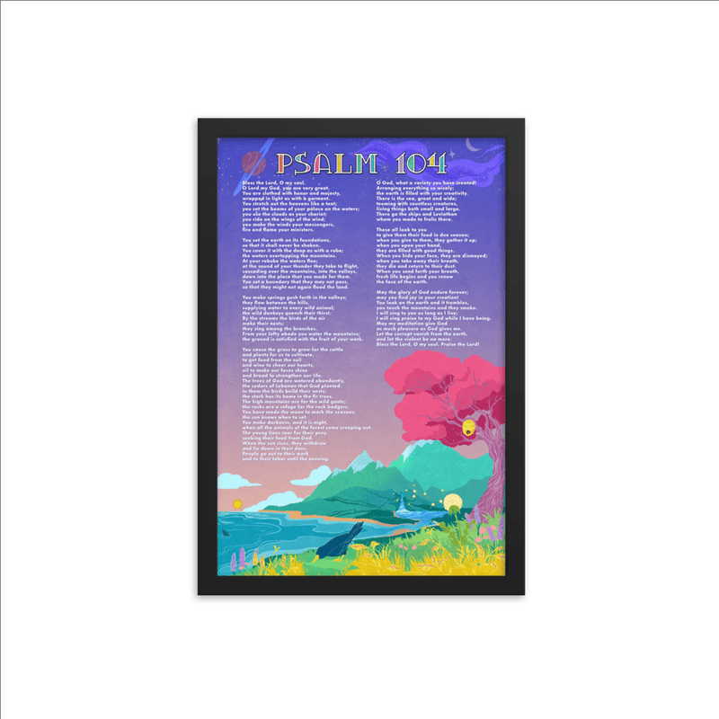 Psalm 104 Poster Print
