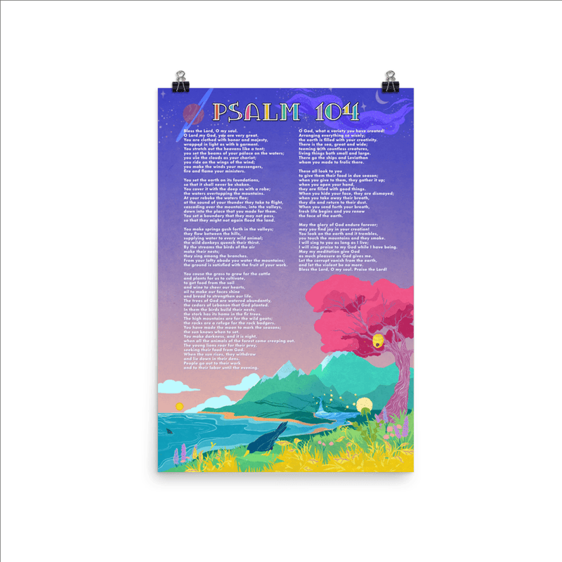 Psalm 104 Poster Print