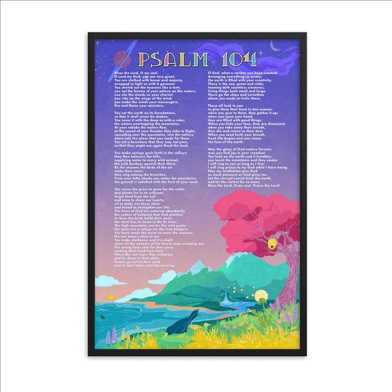 Psalm 104 Poster Print
