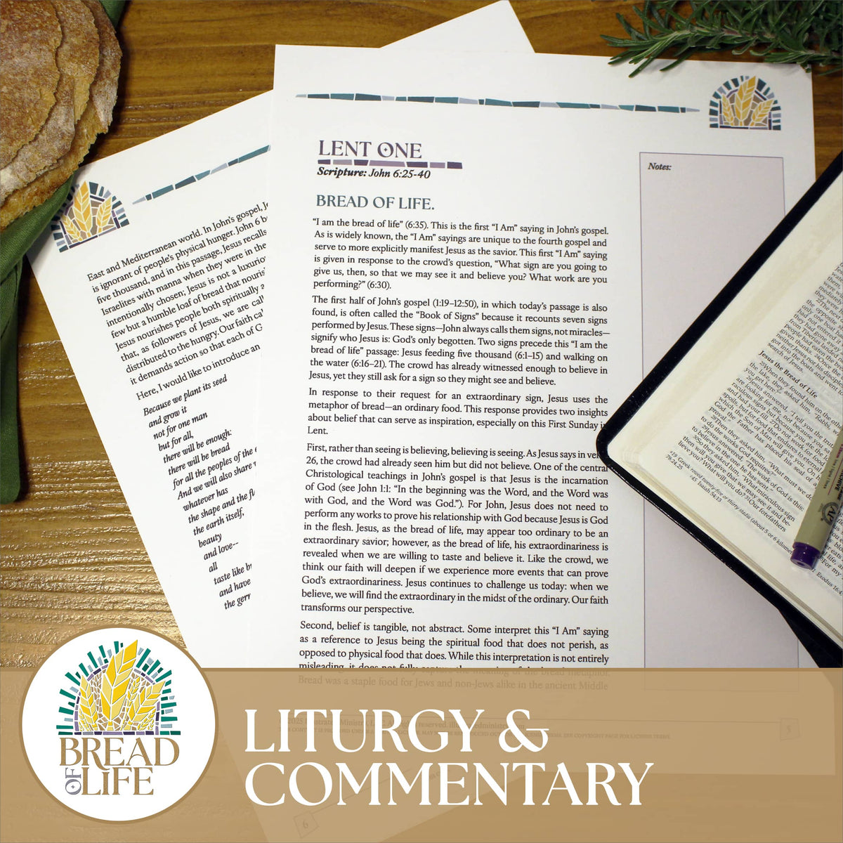 Bread of Life Liturgy & Commentary — Illustrated Ministry
