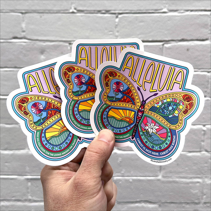 Alleluia Butterfly Stickers