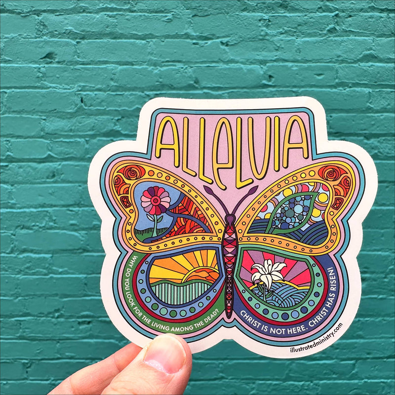 Alleluia Butterfly Stickers