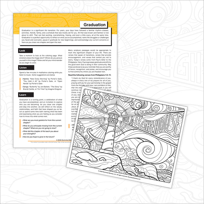 Coloring & Conversation: Graduation