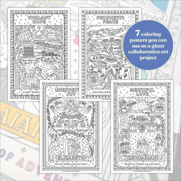 The Will to Dream Character Coloring Posters