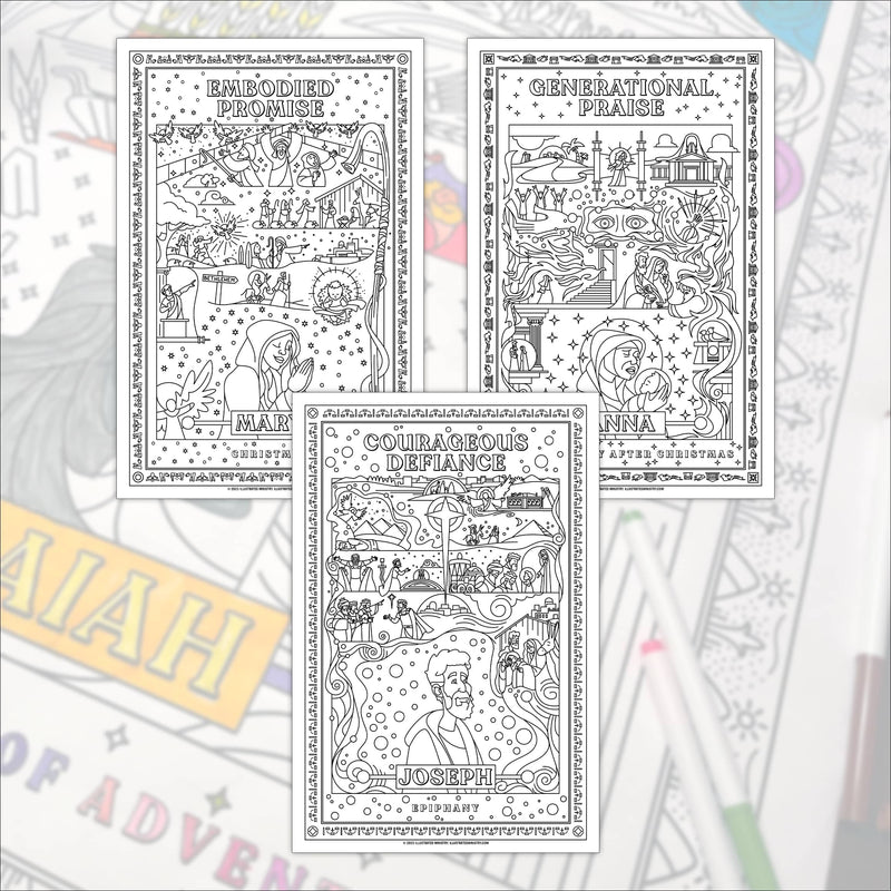 The Will to Dream Character Coloring Posters