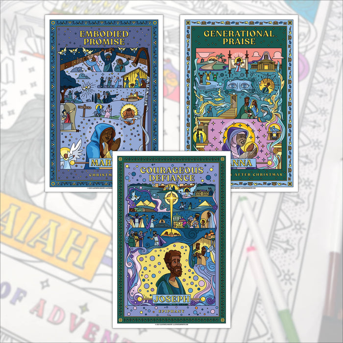 The Will to Dream Character Coloring Posters