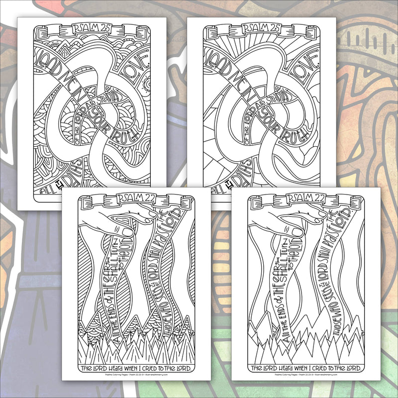 Psalms Coloring Pages
