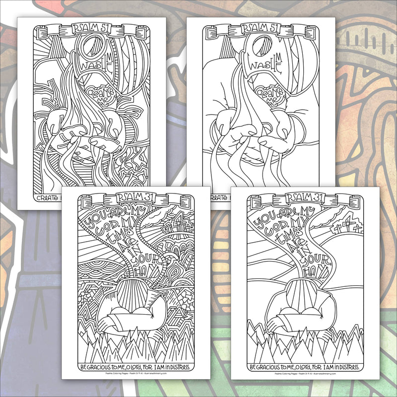 Psalms Coloring Pages