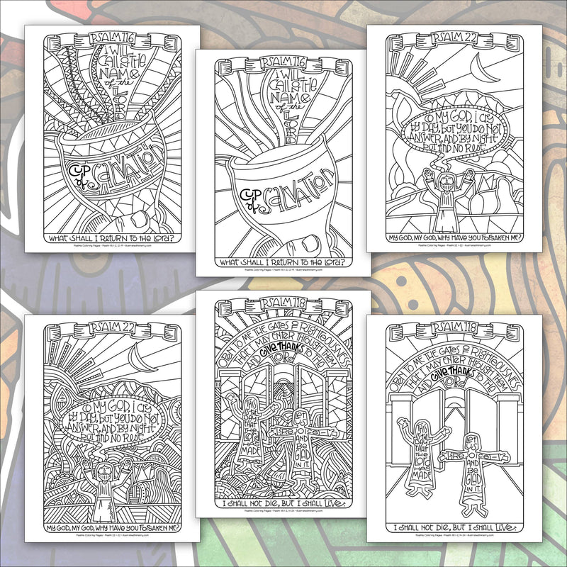 Psalms Coloring Pages