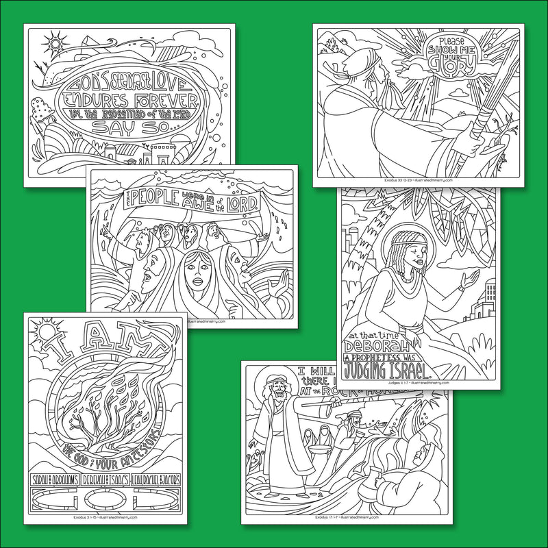 Bible Story Coloring Pages: Fall 2023 (Year A)
