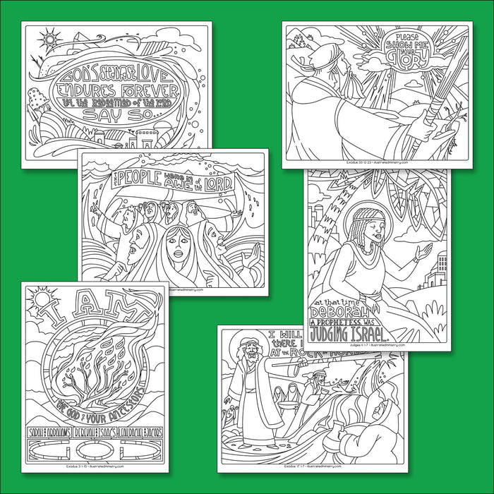 Bible Story Coloring Pages: Fall 2023