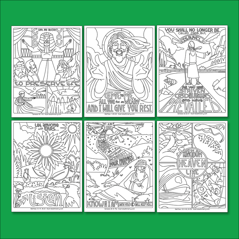 Bible Story Coloring Pages: Summer 2023 (Year A)