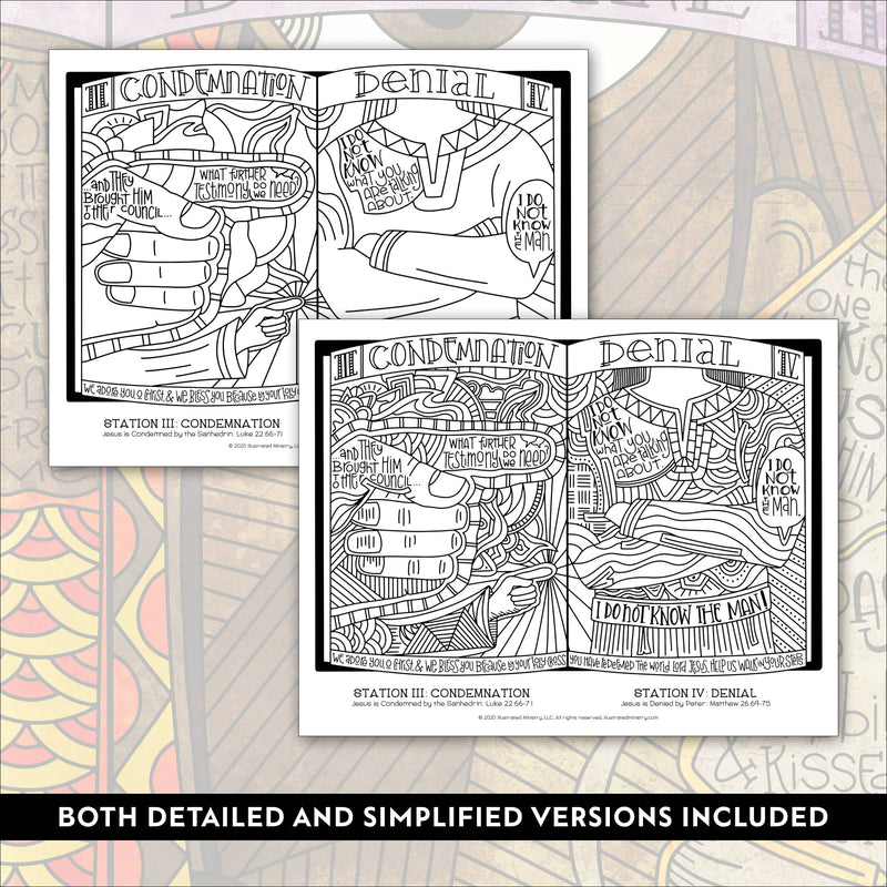 Stations of the Cross Coloring Pages