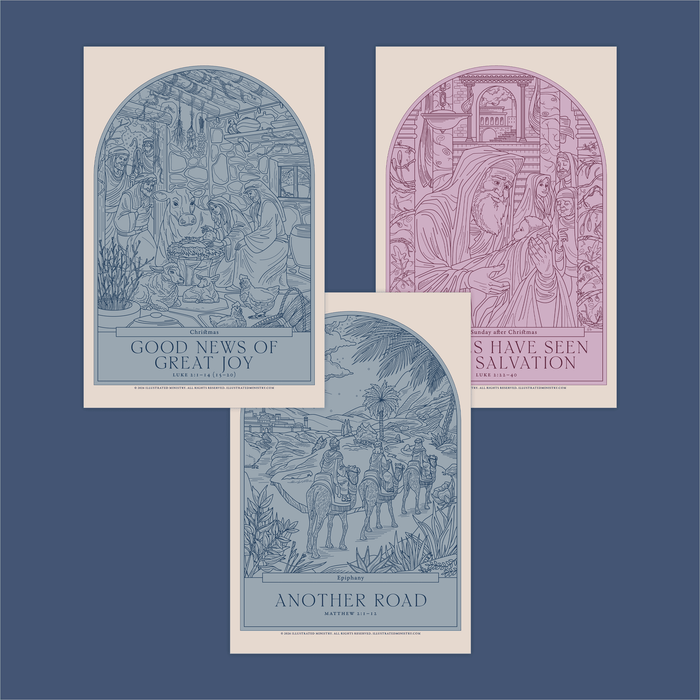 A Thrill of Hope Coloring Posters