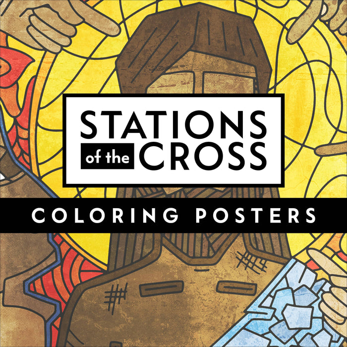 Stations of the Cross Coloring Posters