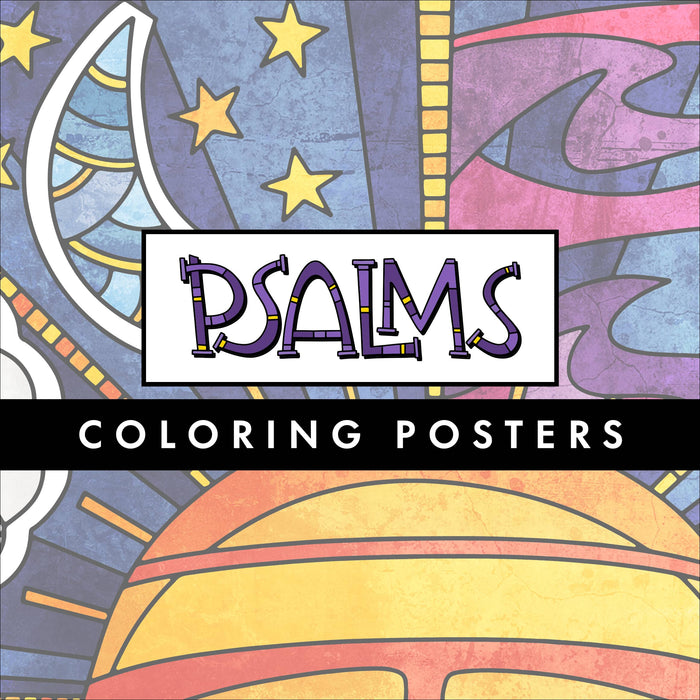 Psalms Coloring Posters