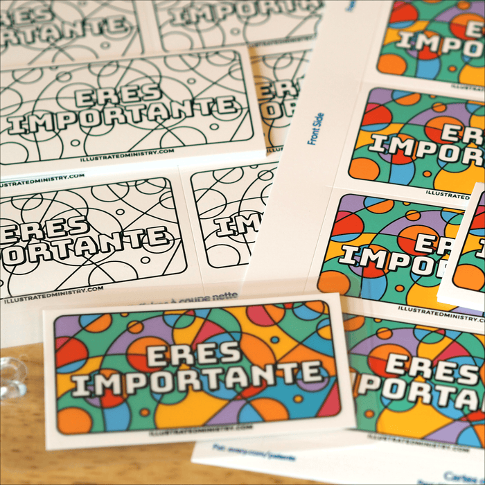 "Eres Importante" Backpack Tags