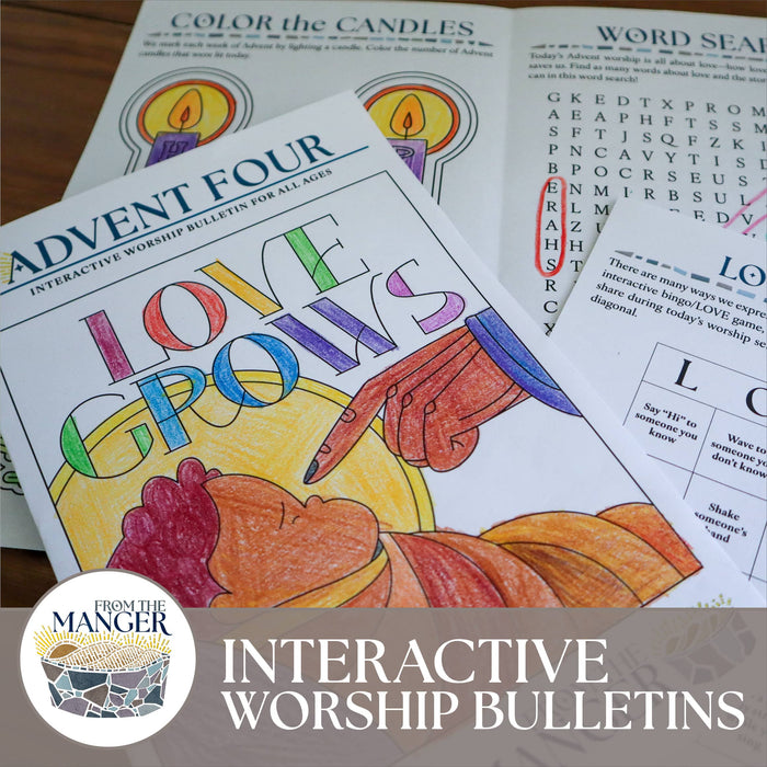 From the Manger Interactive Worship Bulletins