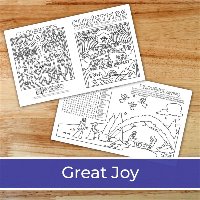 Illustrated Christmas Children's Worship Bulletin — Illustrated Ministry illustrated-christmas-children-s-worship-bulletin-illustrated-ministry
