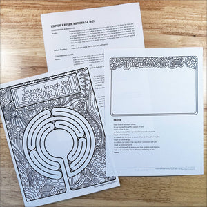 Illustrated Labyrinth Meditation: Ash Wednesday — Illustrated Ministry