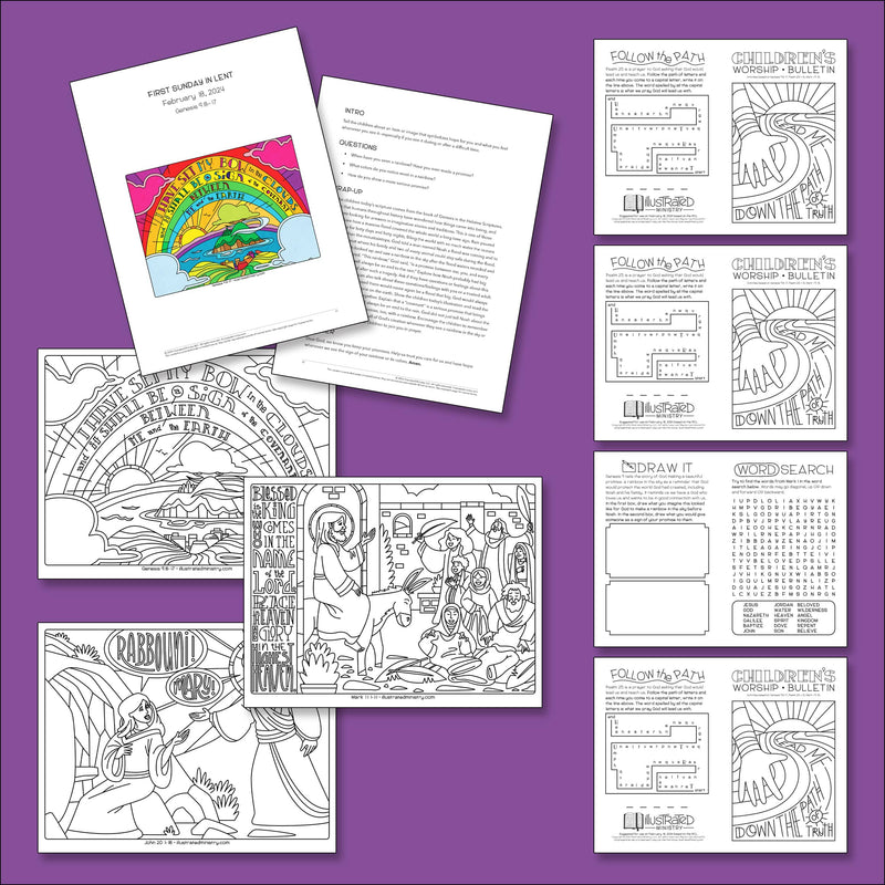 Illustrated Worship Resources: Lent 2024 (Year B)