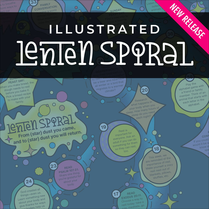 Illustrated Lenten Spiral