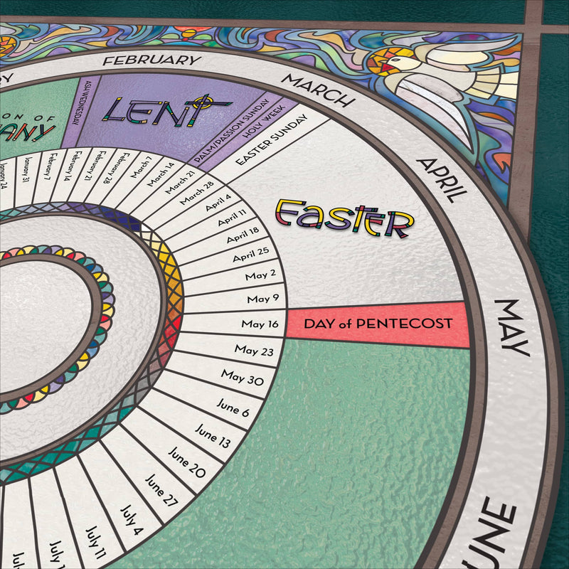 Liturgical Calendar Poster Print (2026–2027)