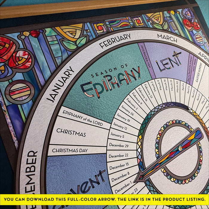 Liturgical Calendar Poster Print (2024–2025) — Illustrated Ministry liturgical-calendar-poster-print-2024-2025-illustrated-ministry