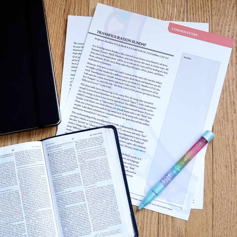 Special Sunday Resources: Transfiguration