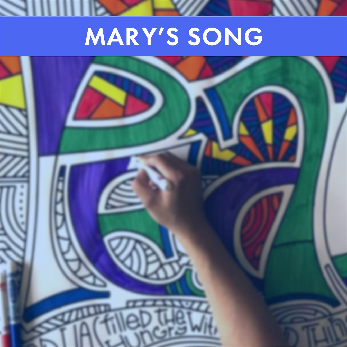 Mary's Song<br><em>(Devotional, Coloring Posters and Pages)</em>