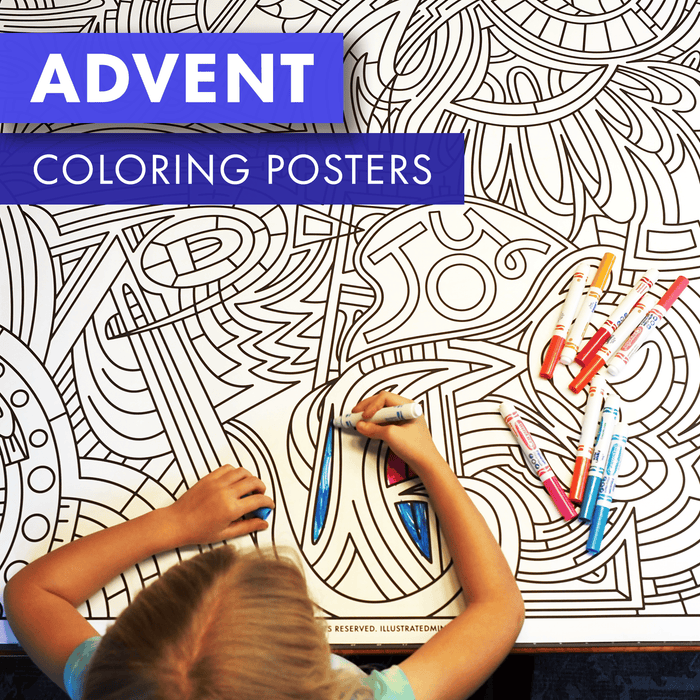 Advent Coloring Posters