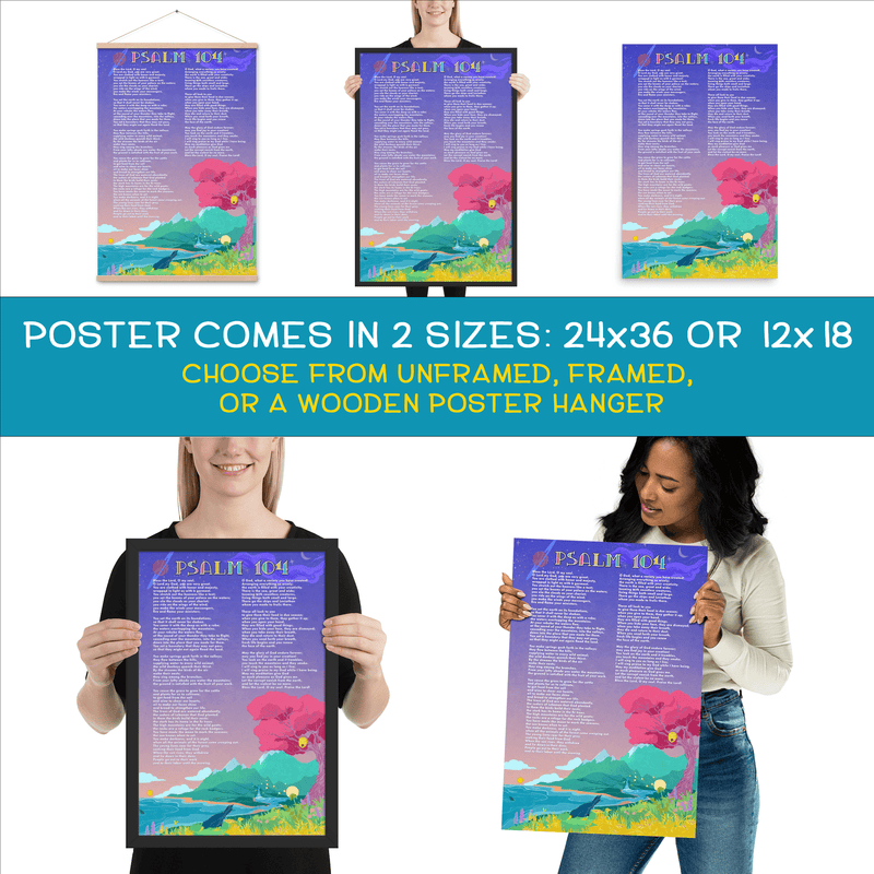 Psalm 104 Poster Print