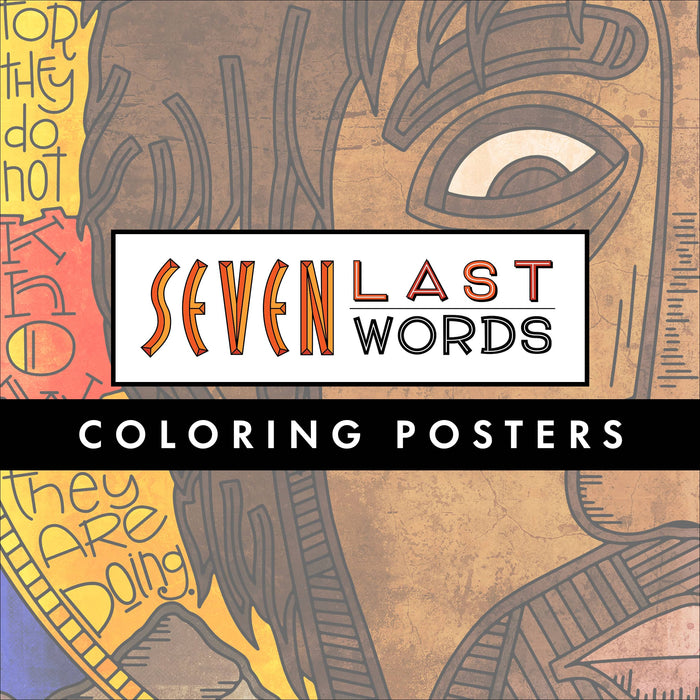 Seven Last Words Coloring Posters