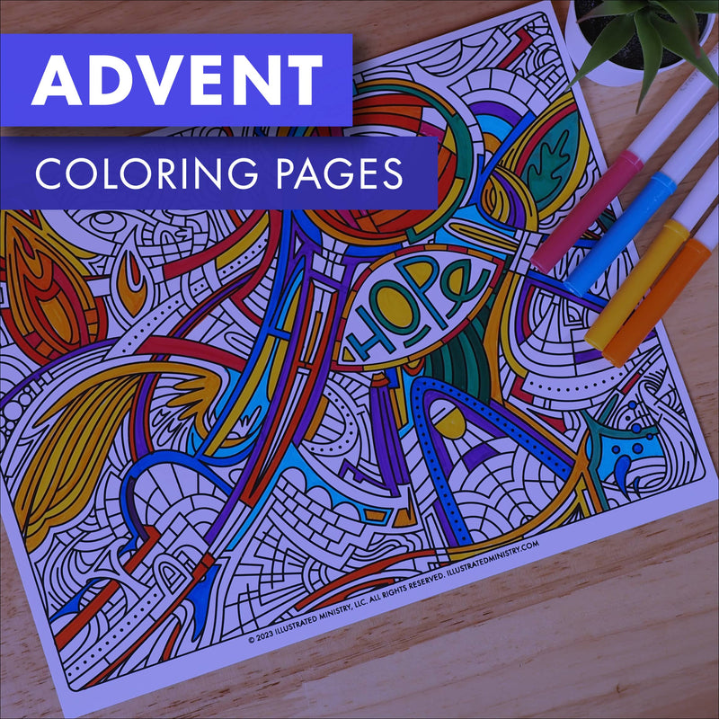 Advent Coloring Pages