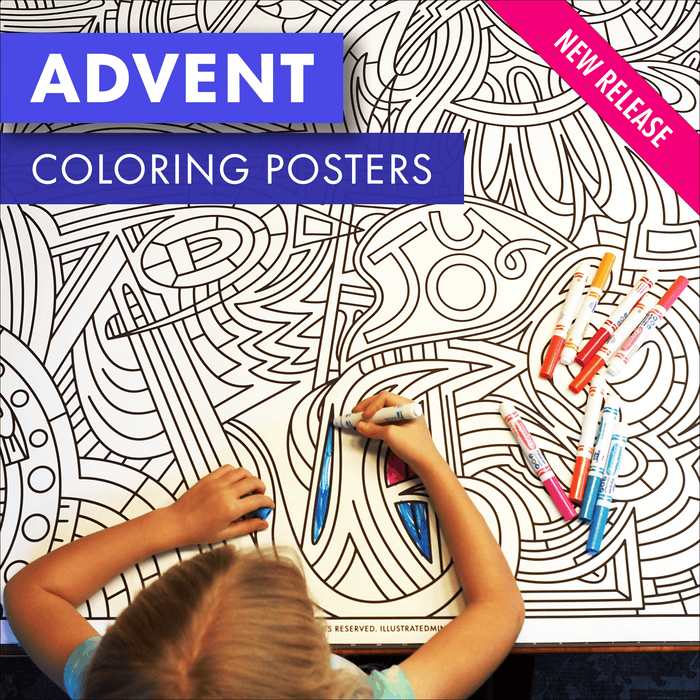 Advent Coloring Posters