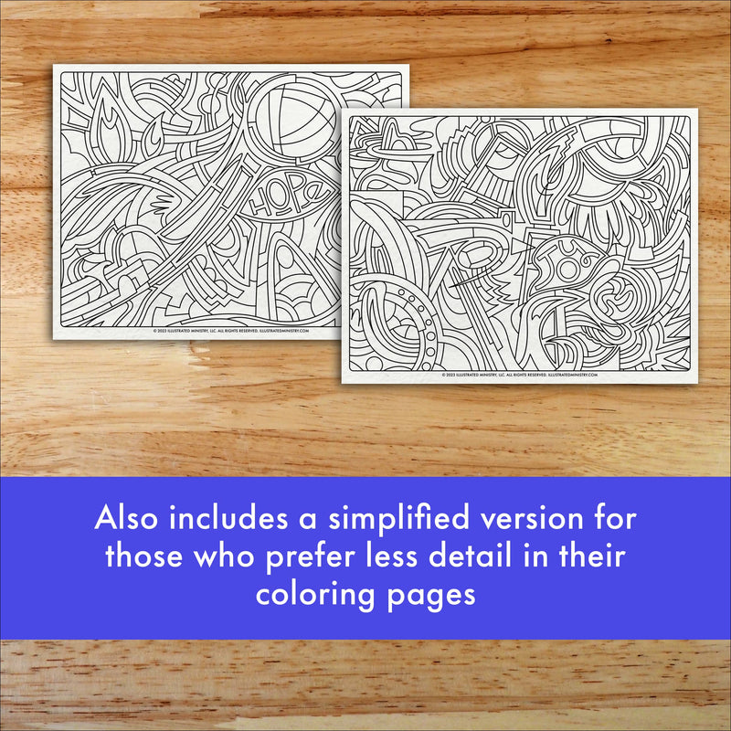 Advent Coloring Pages