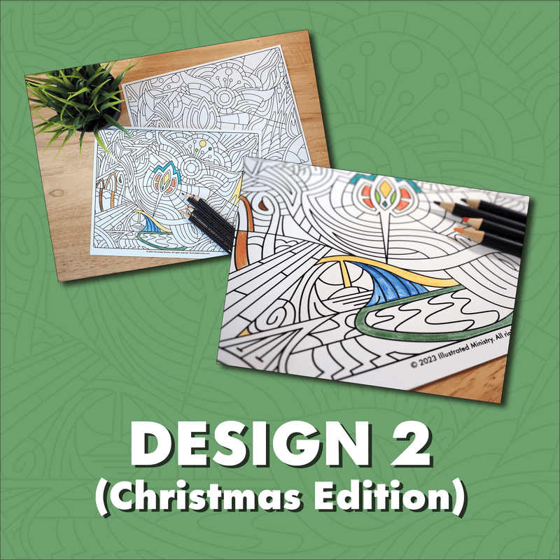 Meditative Coloring Page & Poster