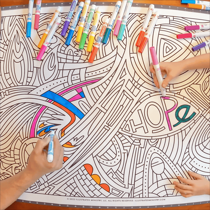 Advent Coloring Posters