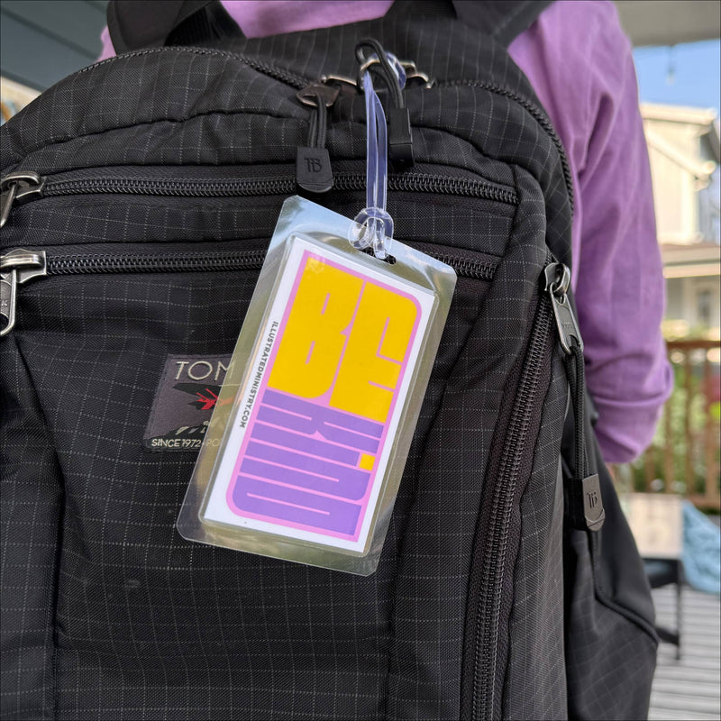 "Be Kind" Backpack Tags