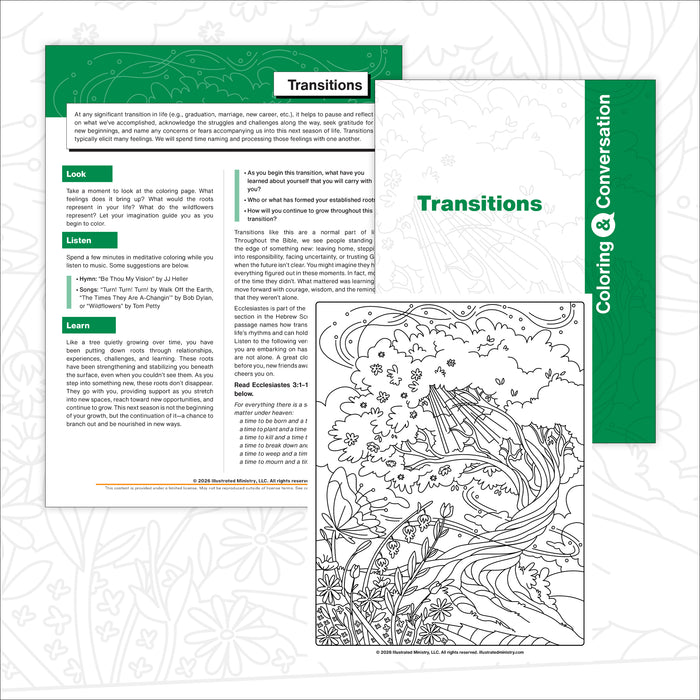 Coloring & Conversation: Transitions
