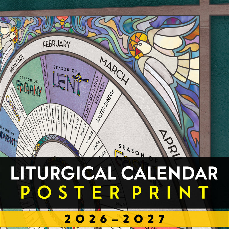 Liturgical Calendar Poster Print (2026–2027)