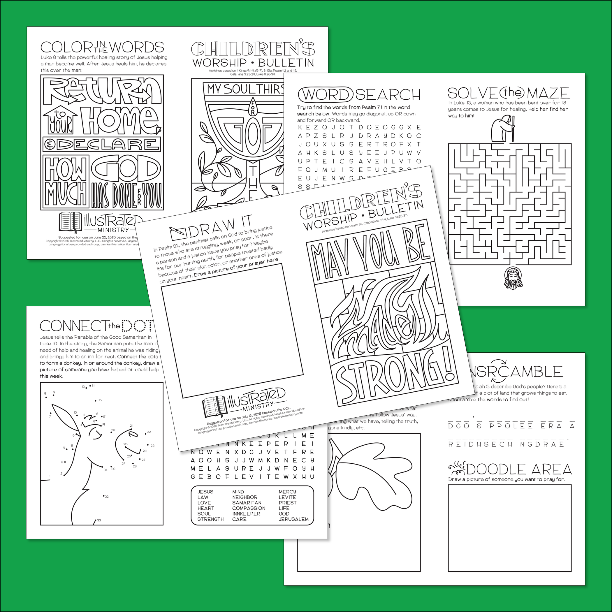Illustrated Worship Children's Bulletins: Summer 2025 — Illustrated ...