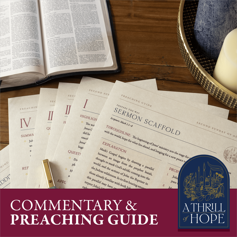 A Thrill of Hope Commentary and Preaching Guide — main product image