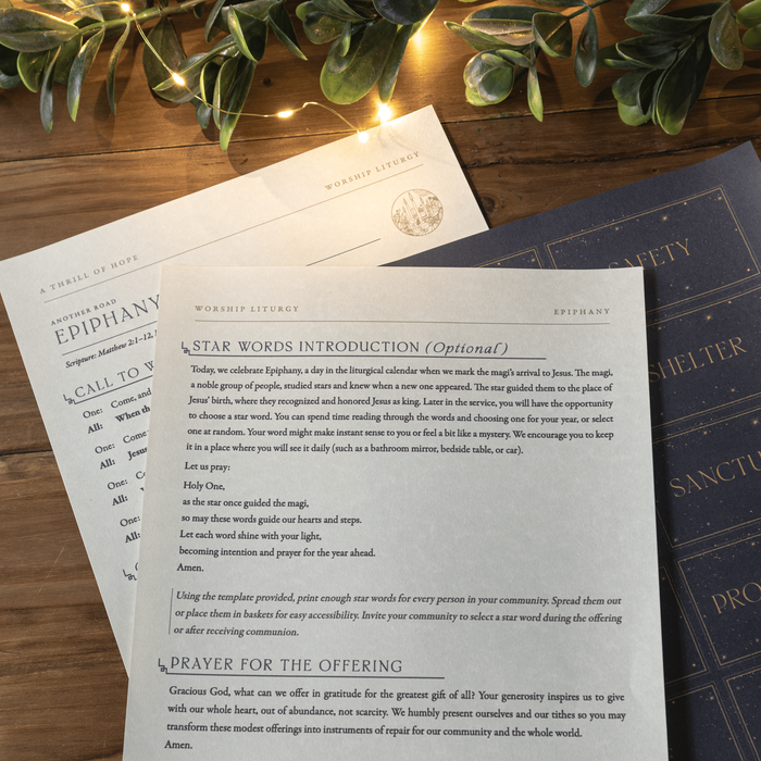 A Thrill of Hope Worship Liturgy — product photo 6