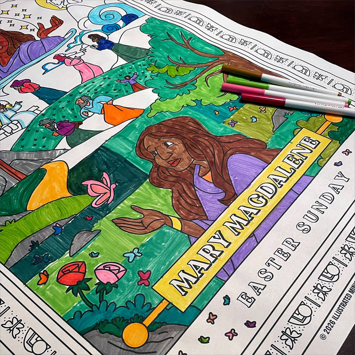 The Work of Imagination Character Coloring Posters