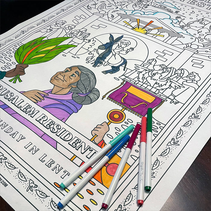 The Work of Imagination Character Coloring Posters