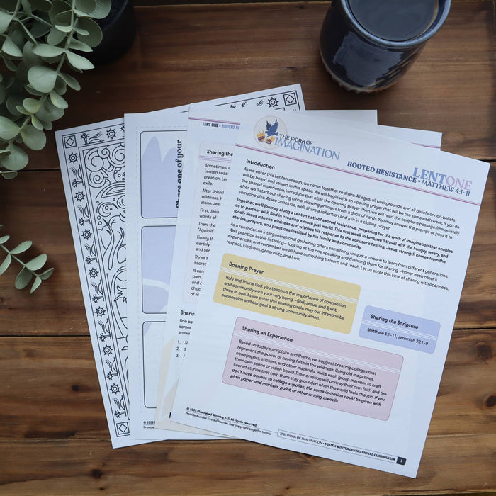 The Work of Imagination Youth & Intergenerational Curriculum